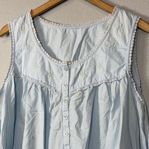 Women's Sleeveless Cottage Ballet Peignoir Nightgown